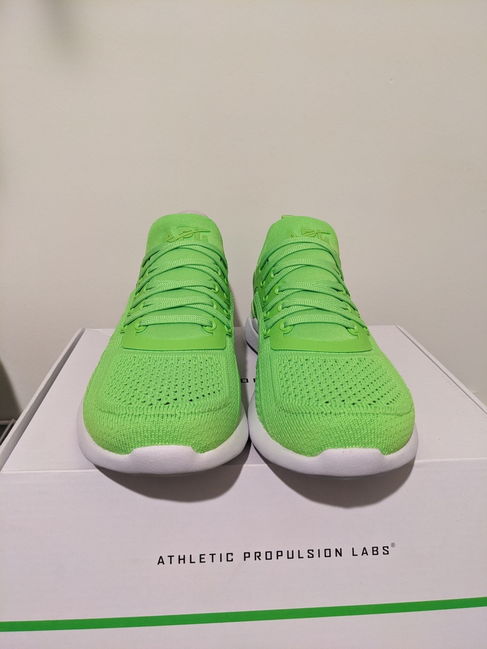 Athletic Propulsion Labs Neon Green Sneakers - Picture 3 of 4